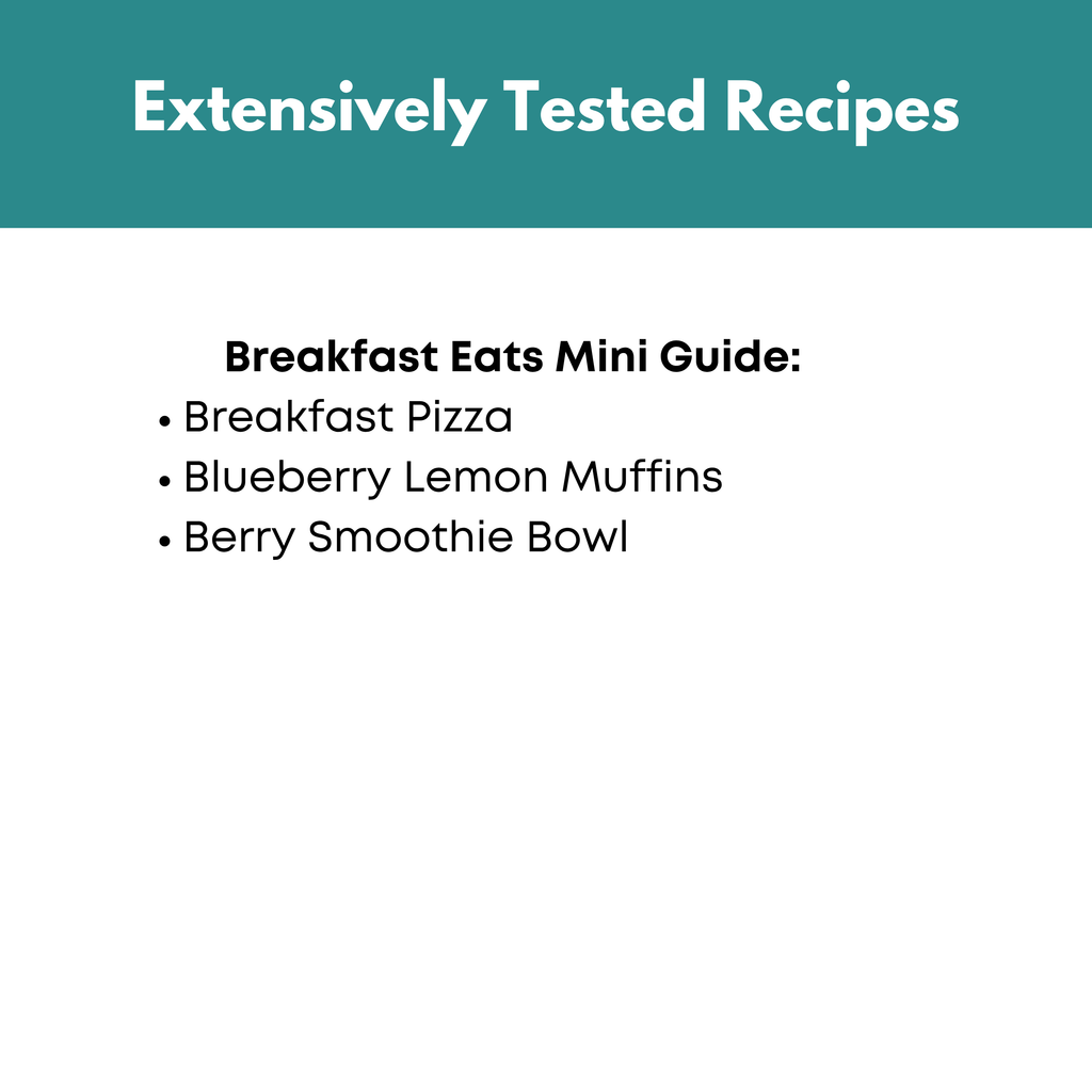 Breakfast Eats Mini Freezer Prep Guide