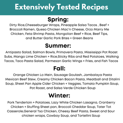 4 Seasons Vol. III Freezer Meal Guide: Dump Meal Edition Bundle