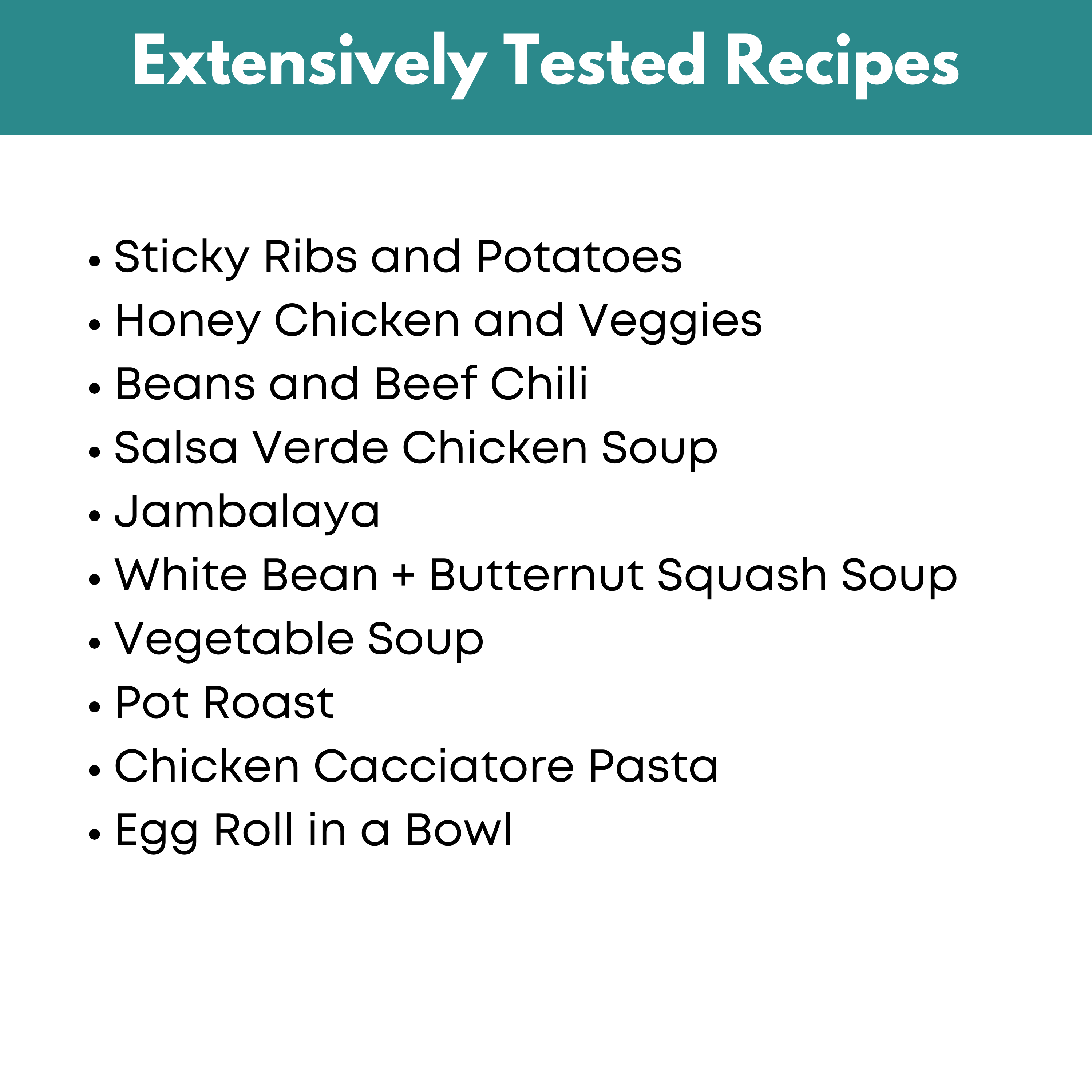 Allergen Friendly Freezer Meal Guide: Cold Weather Edition