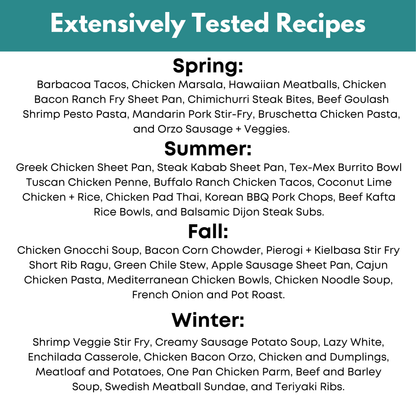 4 Seasons Vol. IV Freezer Meal Guide: Quick Prep Edition Bundle