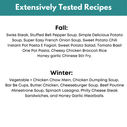 Winter + Fall Vol. II Freezer Meal Guide Bundle