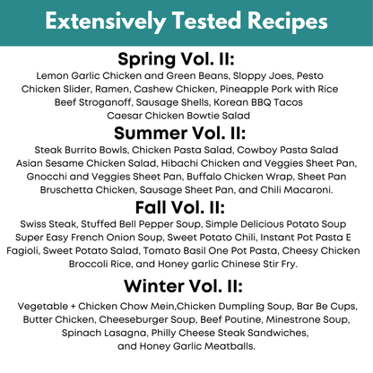 All Seasons Freezer Meal Guide Bundle