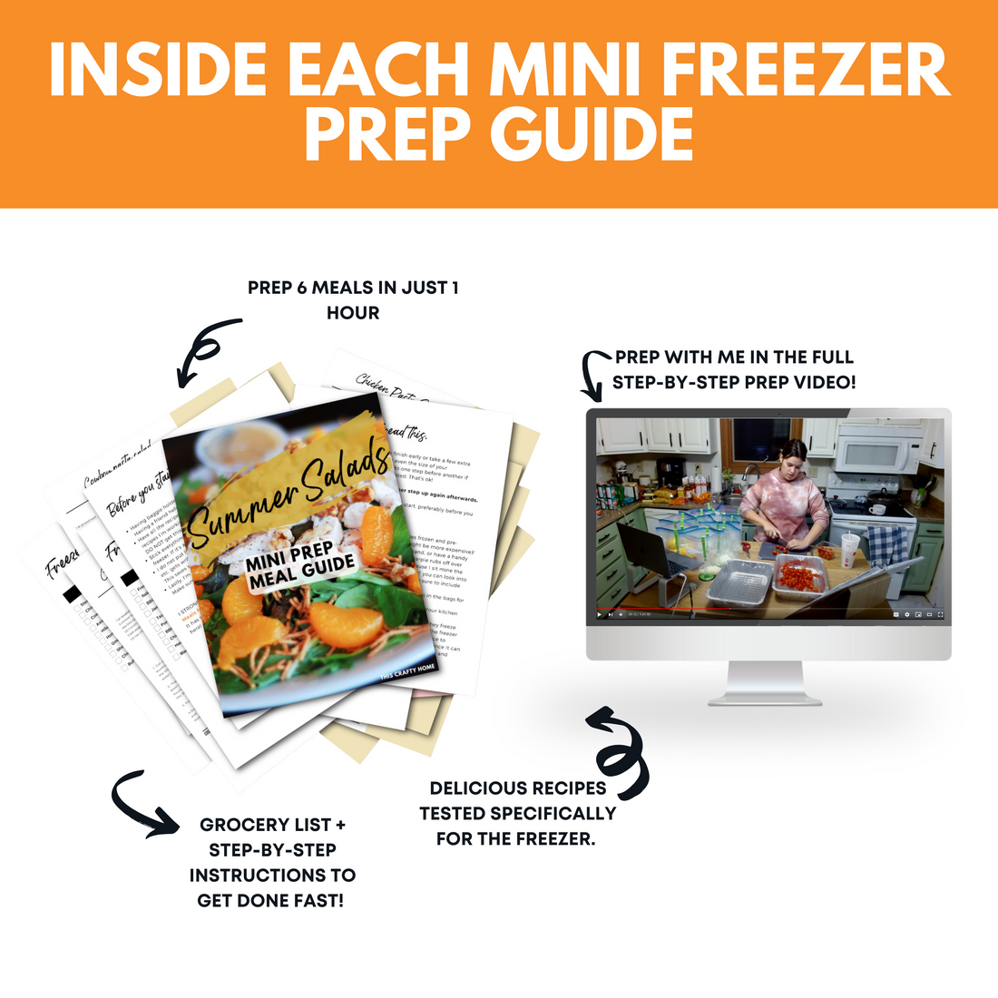 Summer Salads Mini Freezer Prep Guide