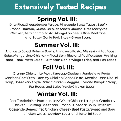 All Seasons Freezer Meal Guide Bundle