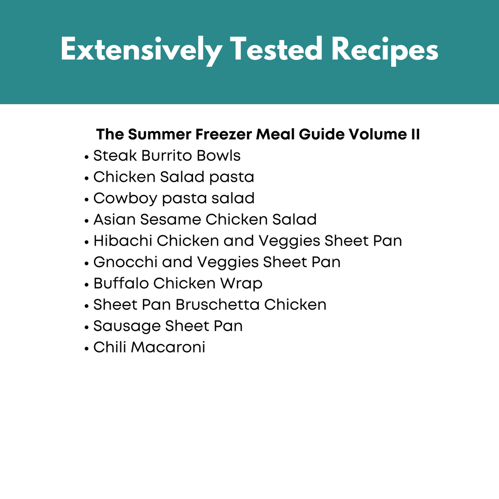 Summer Freezer Meal Guide Bundle