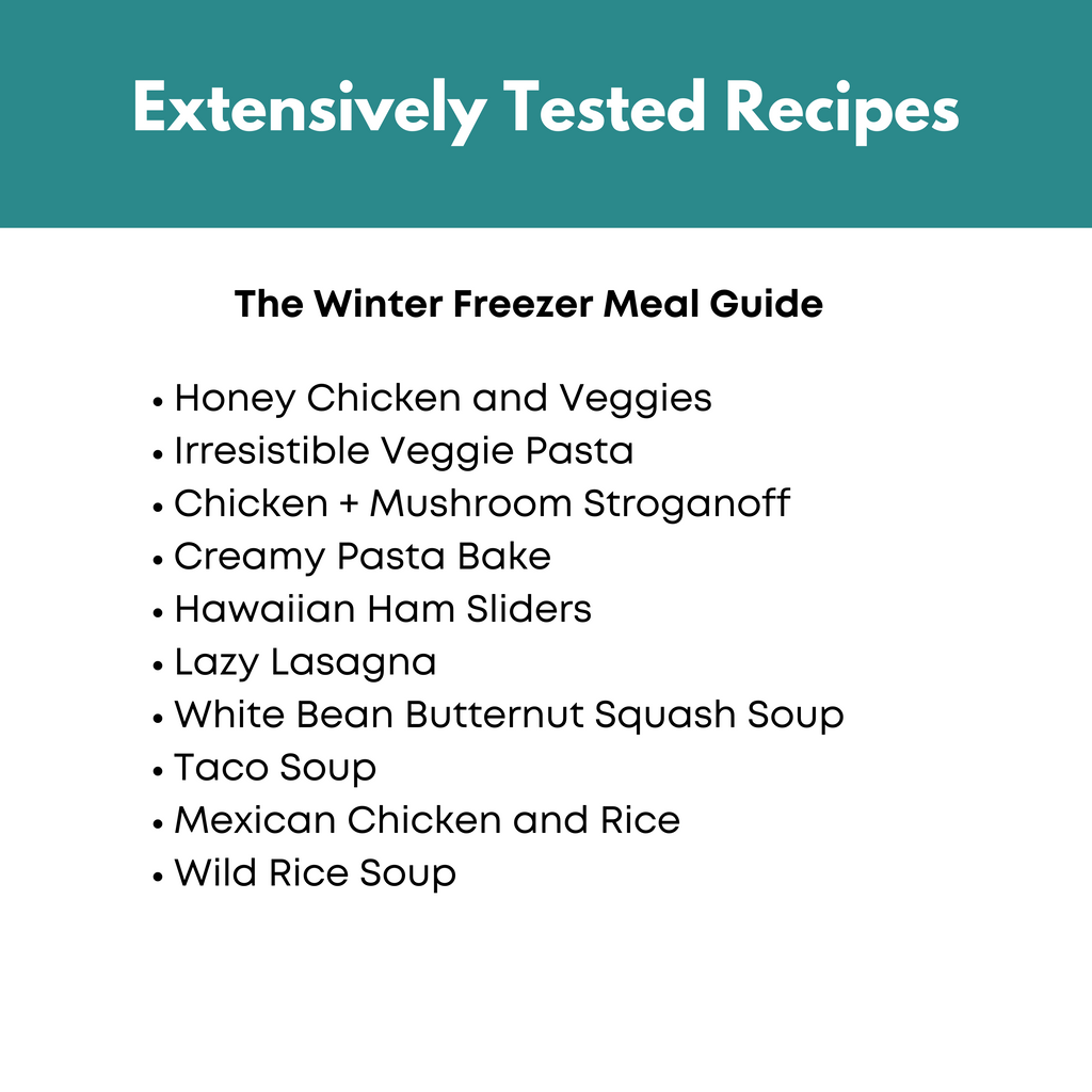 4 Seasons Freezer Meal Guide Bundle