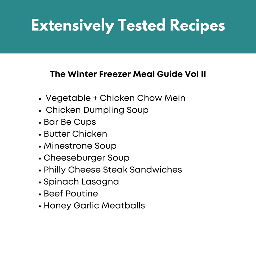 4 Seasons Freezer Meal Guide Volume II Bundle