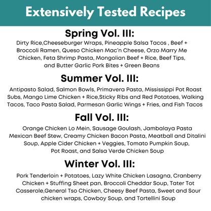 All Seasons Freezer Meal Guide Bundle