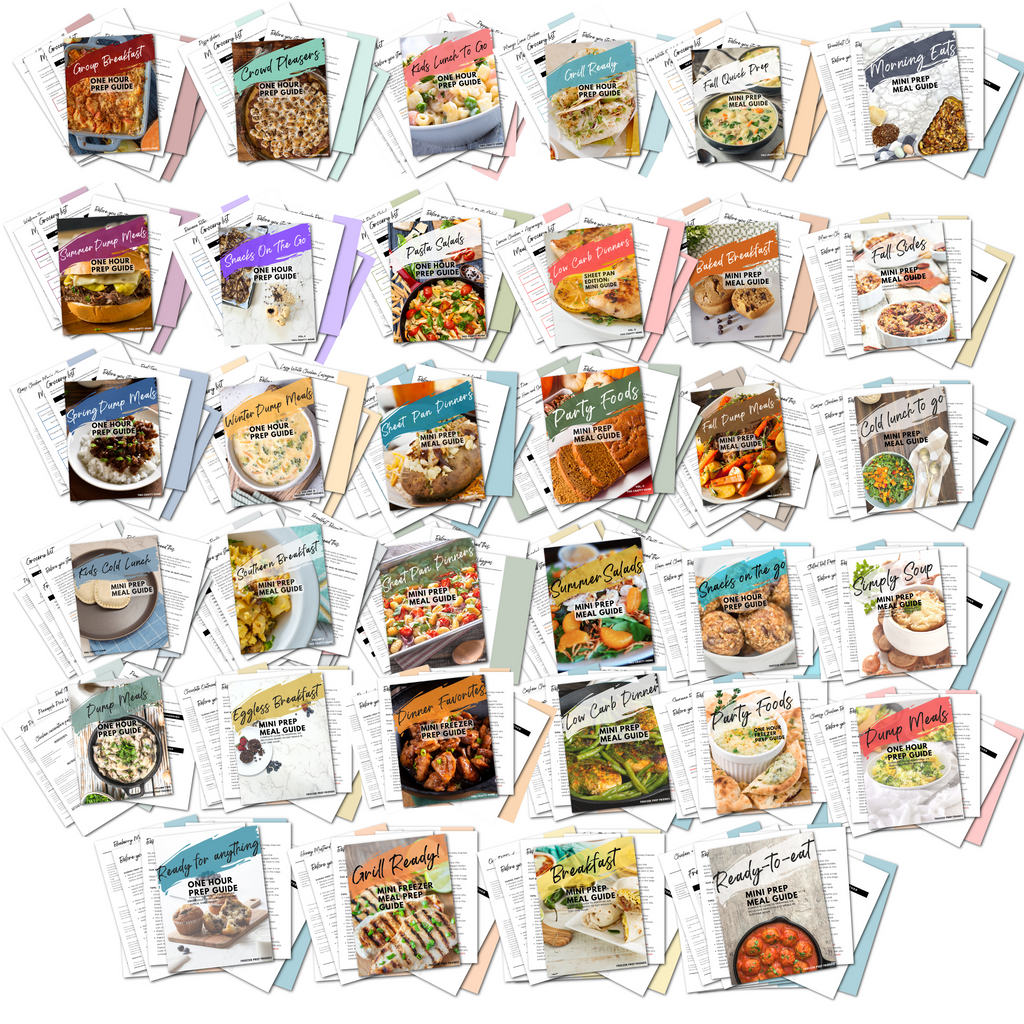 Mini Freezer Meal Guide Mega Bundle