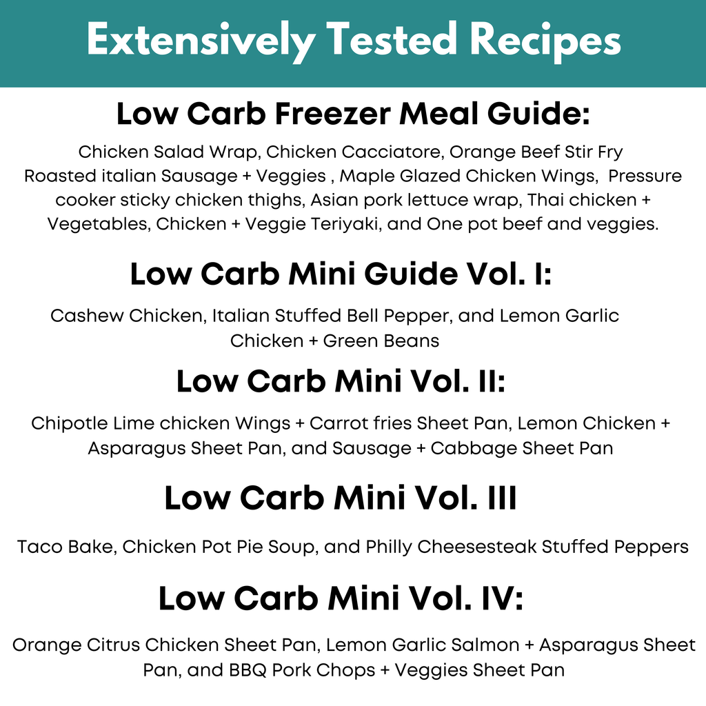 The Low Carb Freezer Meal Guide Bundle