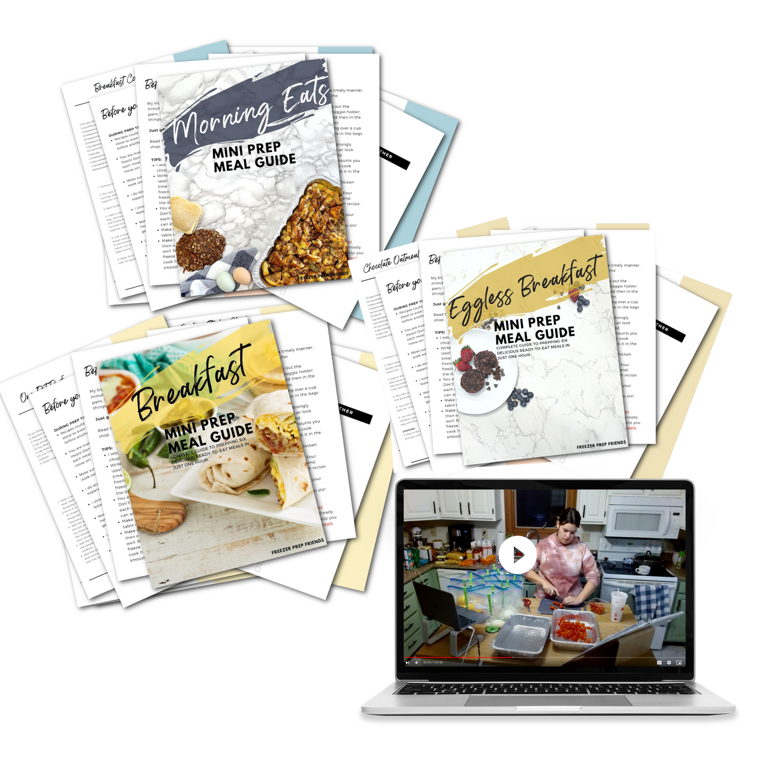 The Breakfast Mini Freezer Meal Guide Bundle