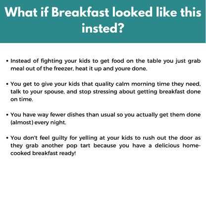 The Breakfast Freezer Meal Guide + Baked Breakfast Mini Bundle