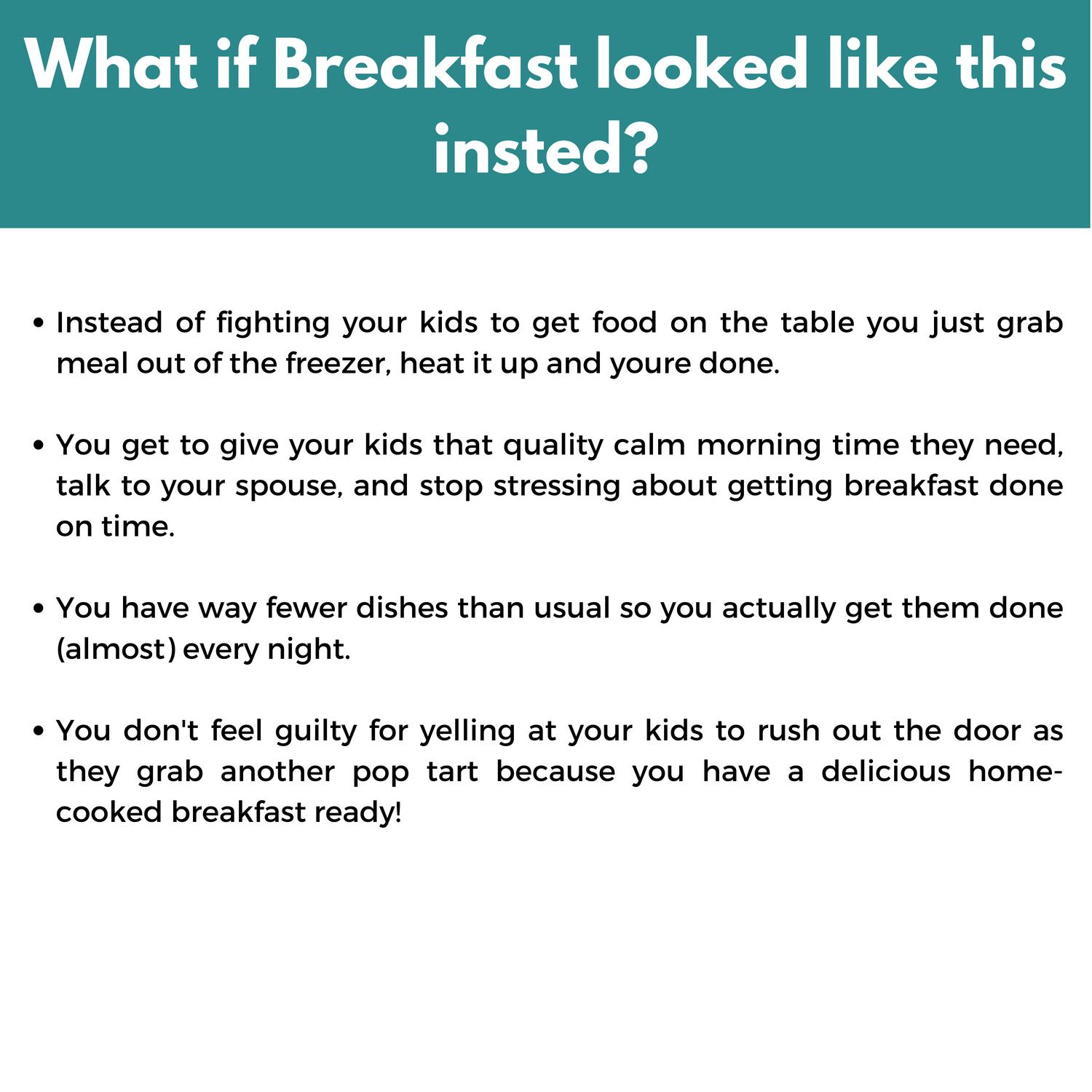 The Breakfast Freezer Meal Guide