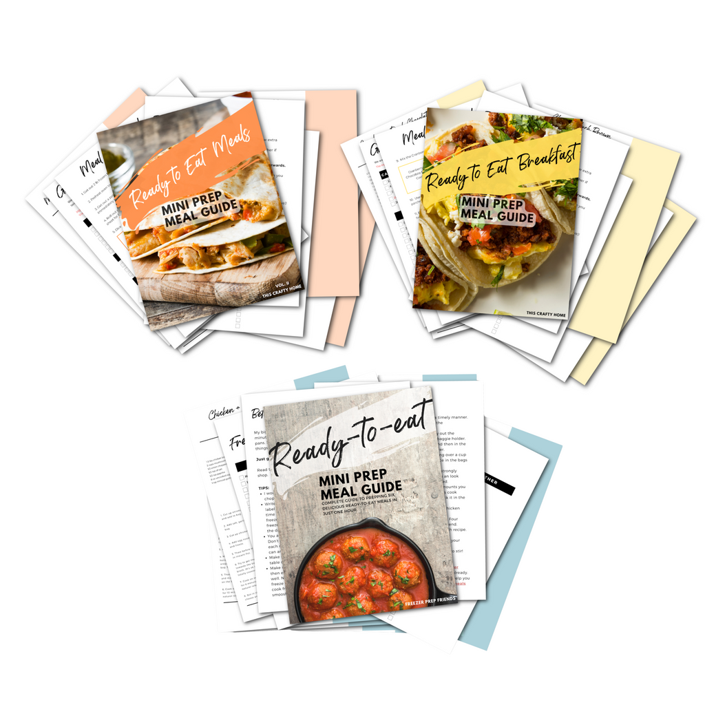 Ready To Eat Mini Freezer Meal Guide Bundle