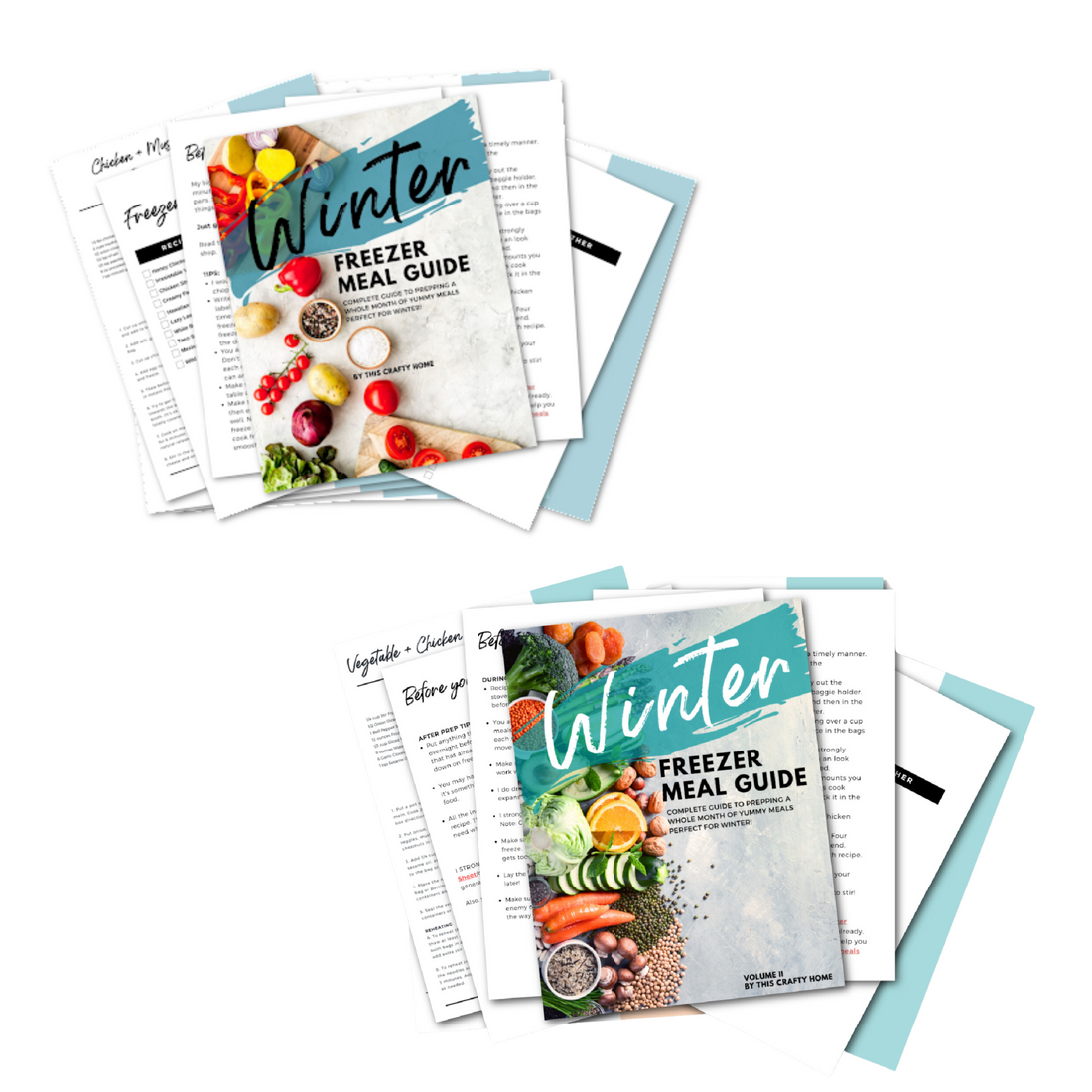 The Winter Freezer Meal Guide Volume I & II Bundle