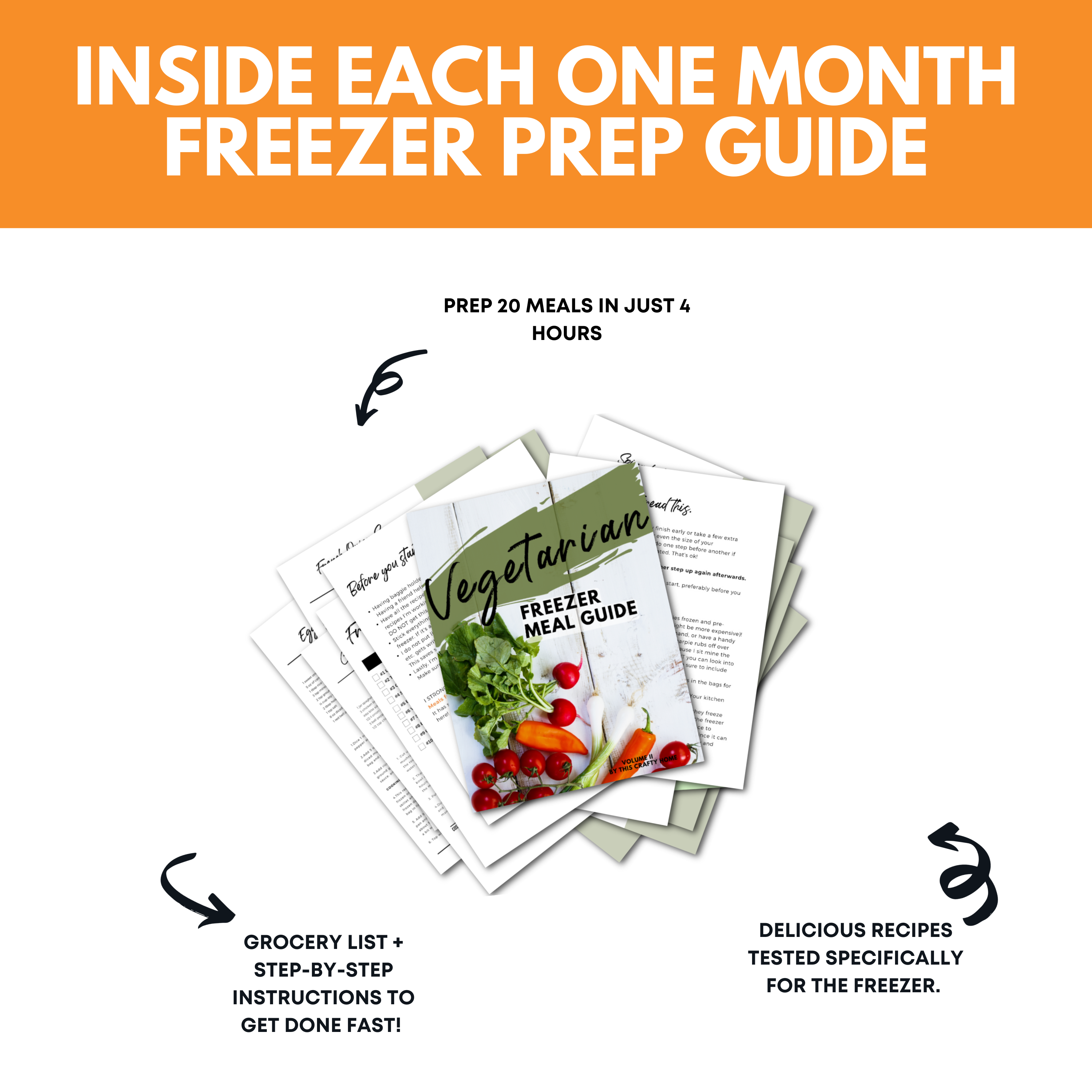 Vegetarian Freezer Meal Guide Volume II