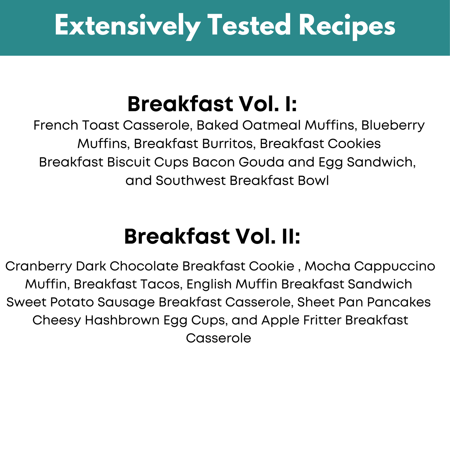 The Breakfast Freezer Meal Guide Bundle