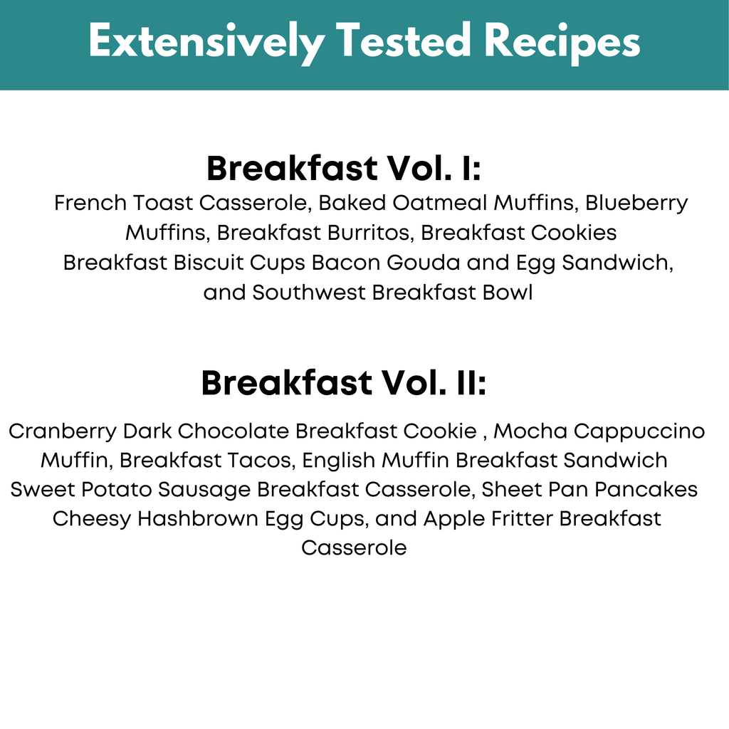 The Breakfast Freezer Meal Guide Bundle