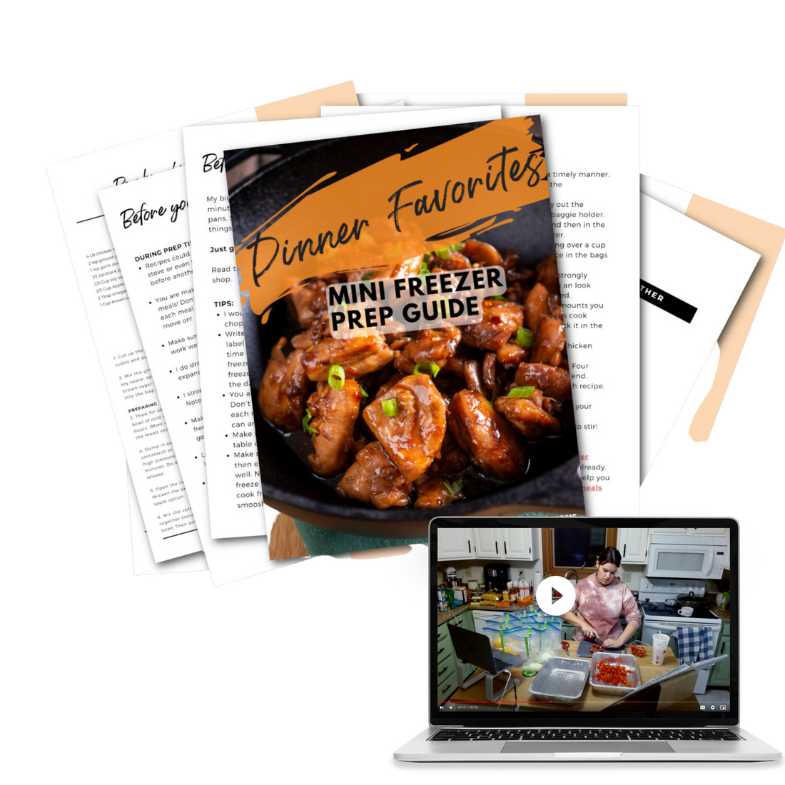 Dinner Favorites Mini Freezer Prep Guide