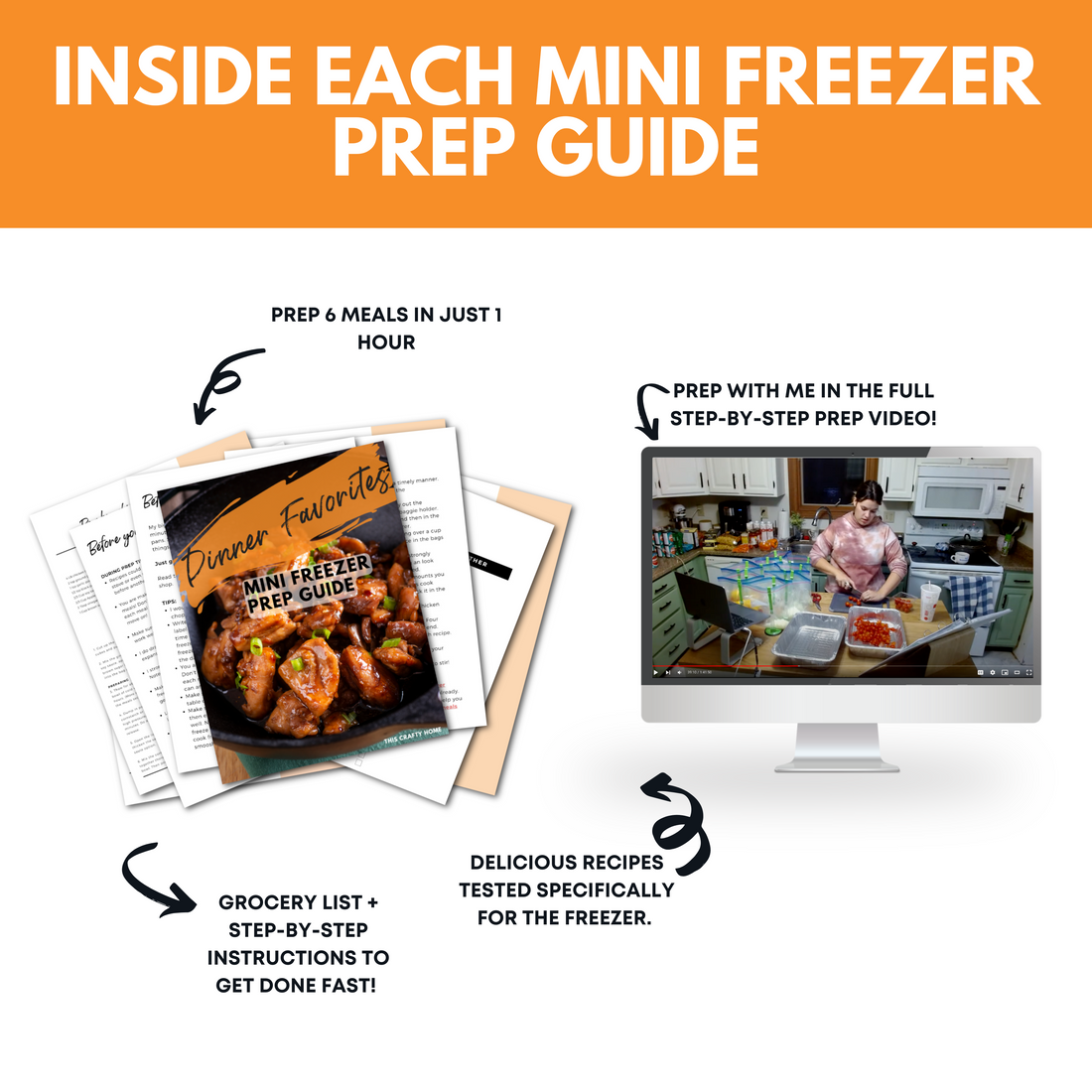 Dinner Favorites Mini Freezer Prep Guide