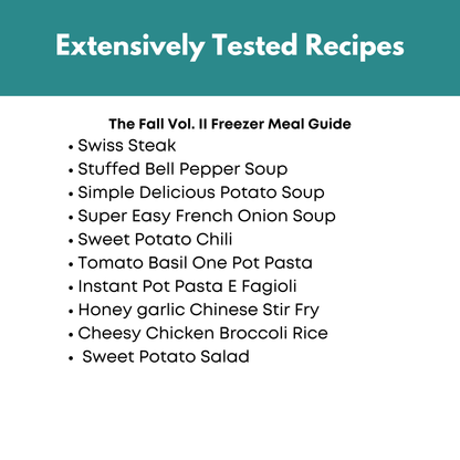 Fall Vol. II Freezer Meal Guide