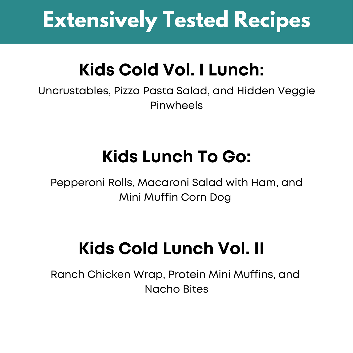 Back to School Kids Lunch Bundle