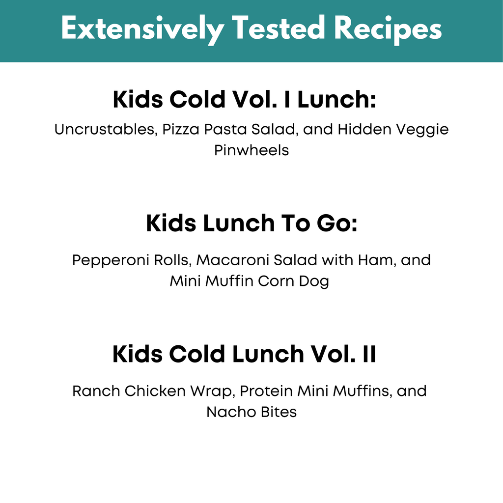 Back to School Kids Lunch Bundle