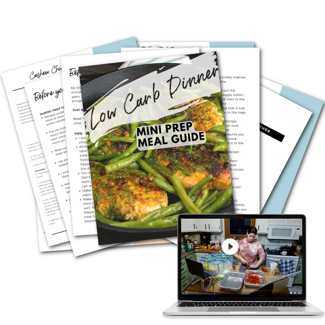 Low Carb Dinners Mini Freezer Prep Guide