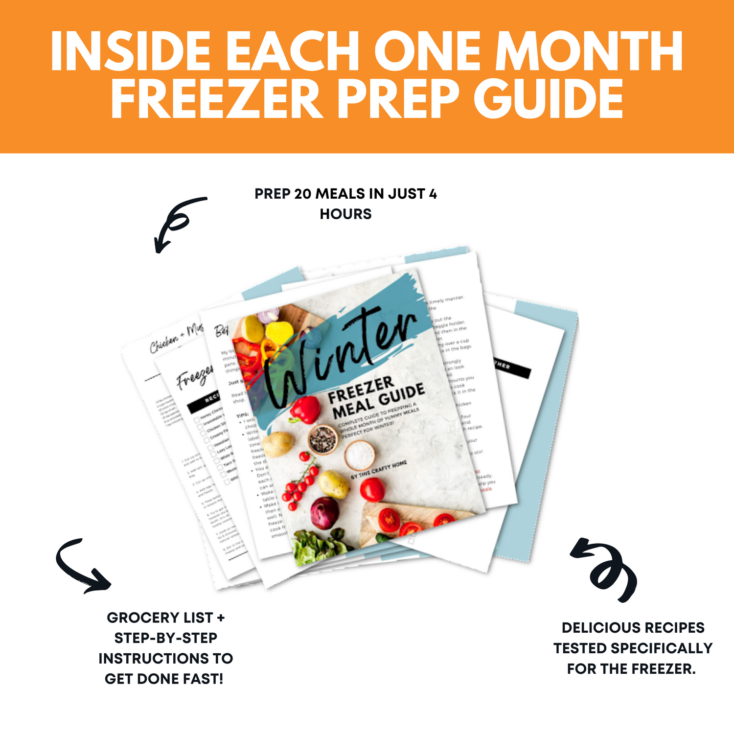 Winter and Fall Freezer Meal Guide Bundle