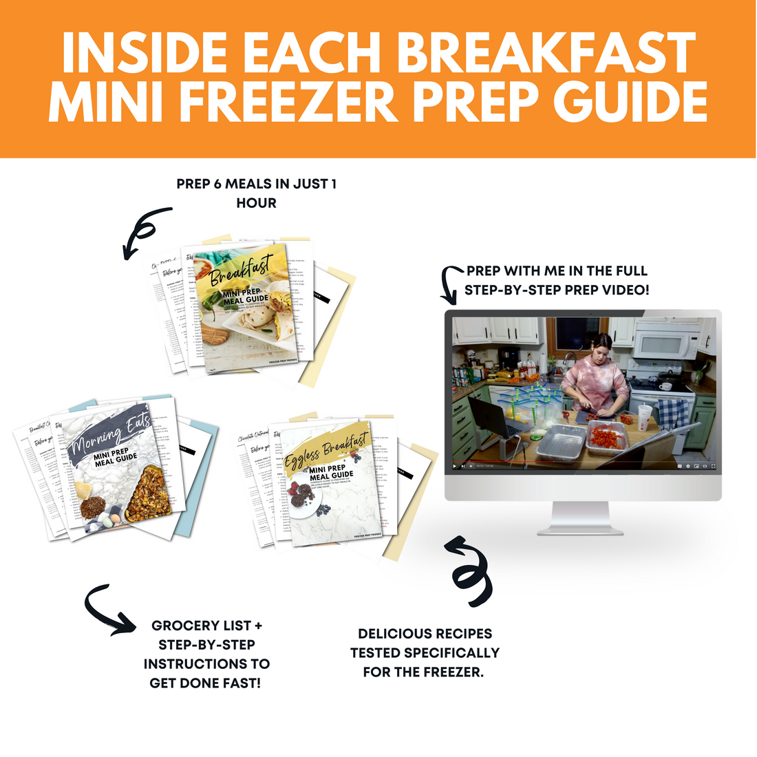 The Breakfast Mini Freezer Meal Guide Bundle