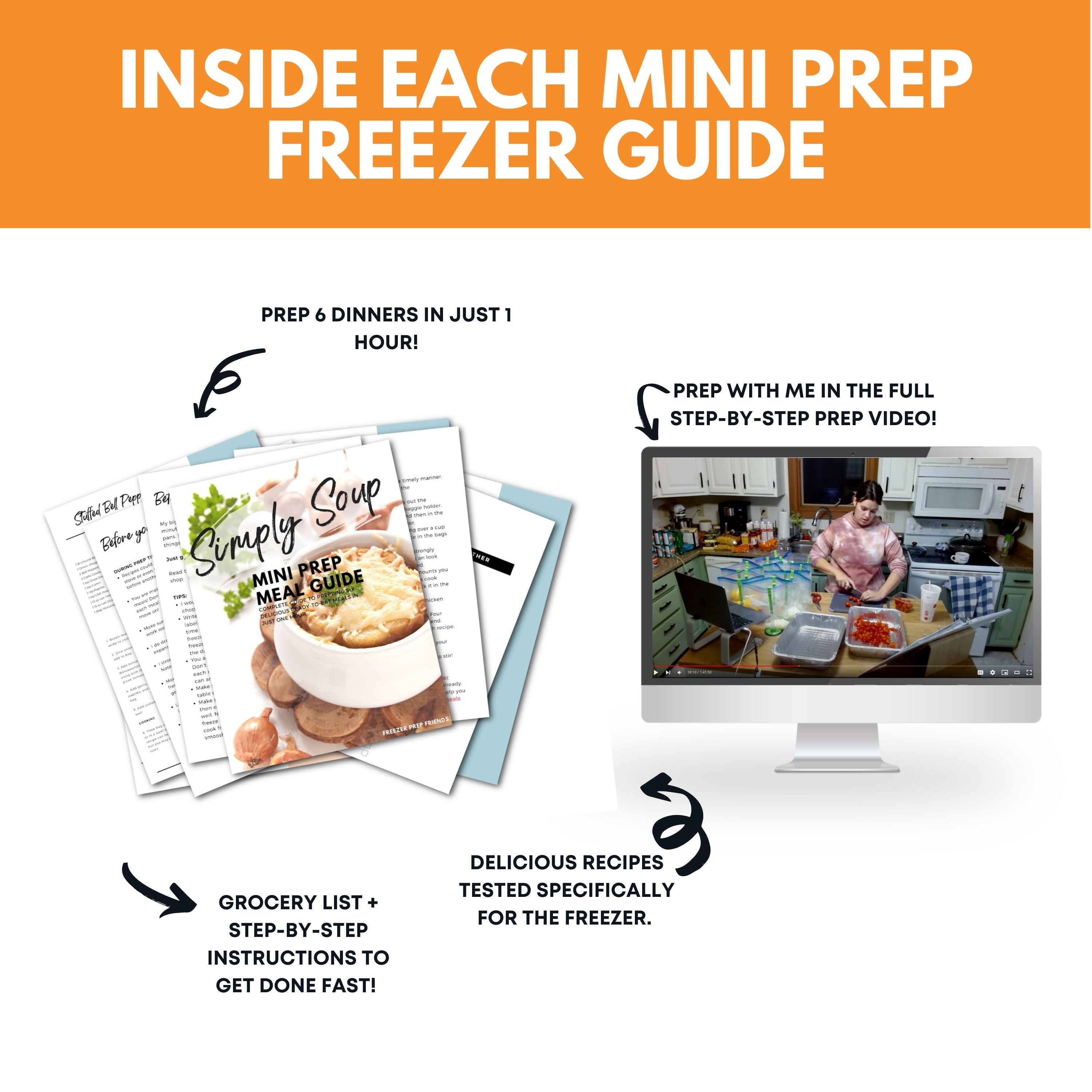 Simply Soups Mini Freezer Prep Guide